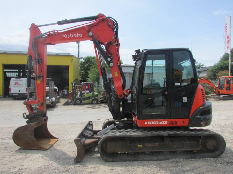 Kubota KX 080-4 alpha 2 Minibagger 47.500 EUR / AC Klima - Мини багер: снимка 1 Kubota KX 080-4 alpha 2 Minibagger 47.500 EUR / AC Klima - Мини багер: снимка 1
