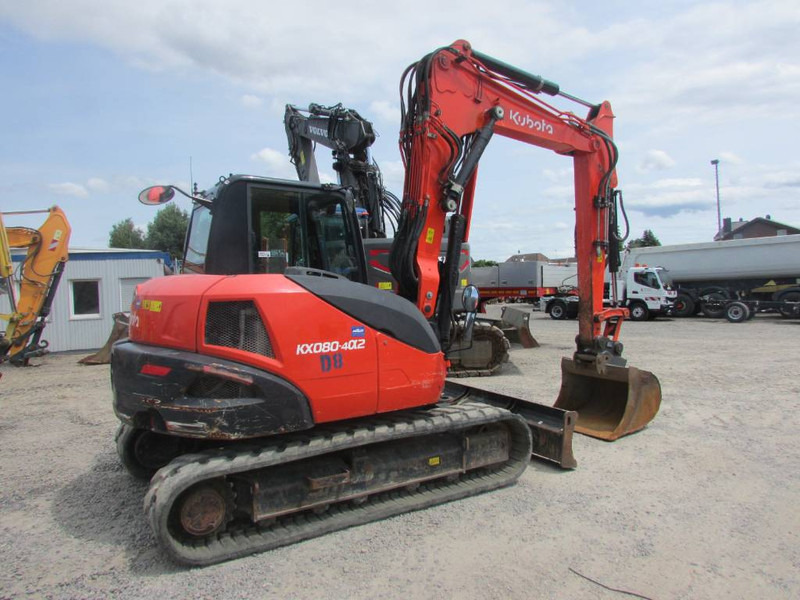Kubota KX 080-4 alpha 2 Minibagger 47.500 EUR / AC Klima - Мини багер: снимка 4 Kubota KX 080-4 alpha 2 Minibagger 47.500 EUR / AC Klima - Мини багер: снимка 4