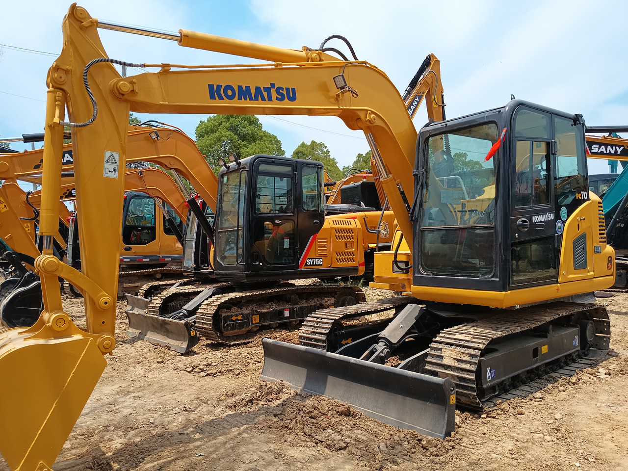 Komatsu PC70 - Верижен багер: снимка 4 Komatsu PC70 - Верижен багер: снимка 4