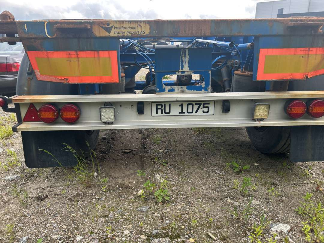 2004 Container-henger TURBO`HOET CONTAINERSEMITRAILER EU-godkjent - Контейнеровоз/ Сменна каросерия полуремарке: снимка 5 2004 Container-henger TURBO`HOET CONTAINERSEMITRAILER EU-godkjent - Контейнеровоз/ Сменна каросерия полуремарке: снимка 5