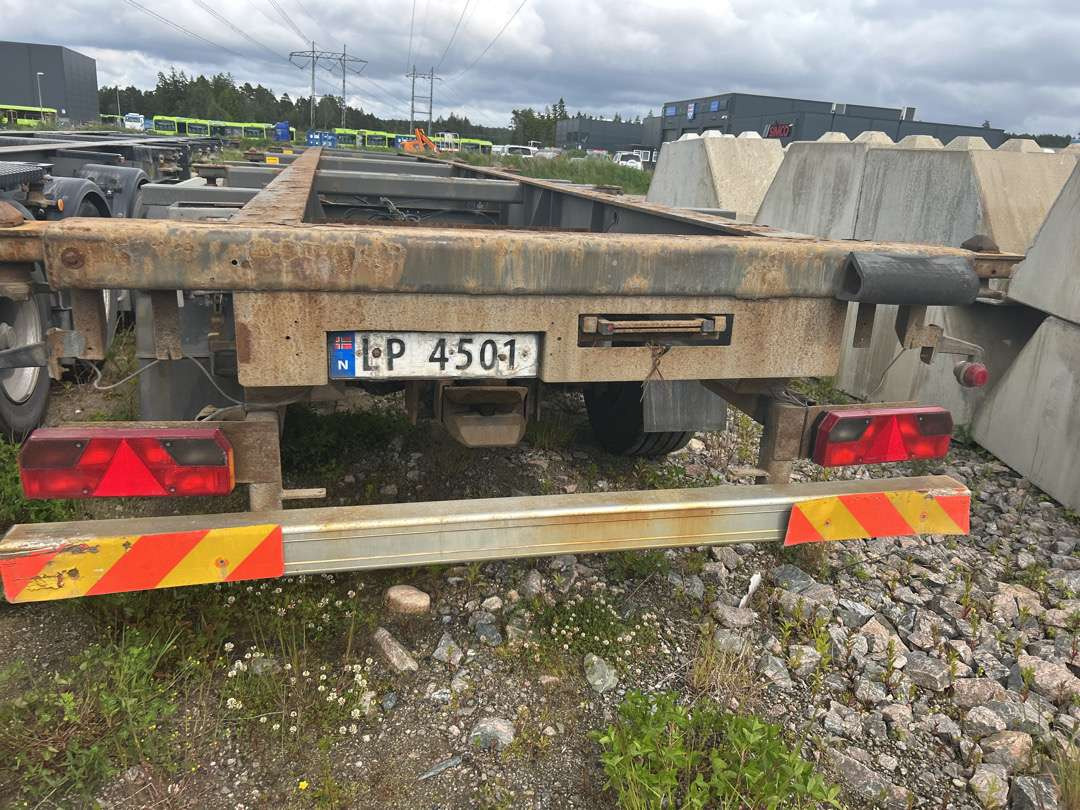 2008 Container henger TRACON CONT SEMI. EU-godkjent - Контейнеровоз/ Сменна каросерия полуремарке: снимка 5 2008 Container henger TRACON CONT SEMI. EU-godkjent - Контейнеровоз/ Сменна каросерия полуремарке: снимка 5