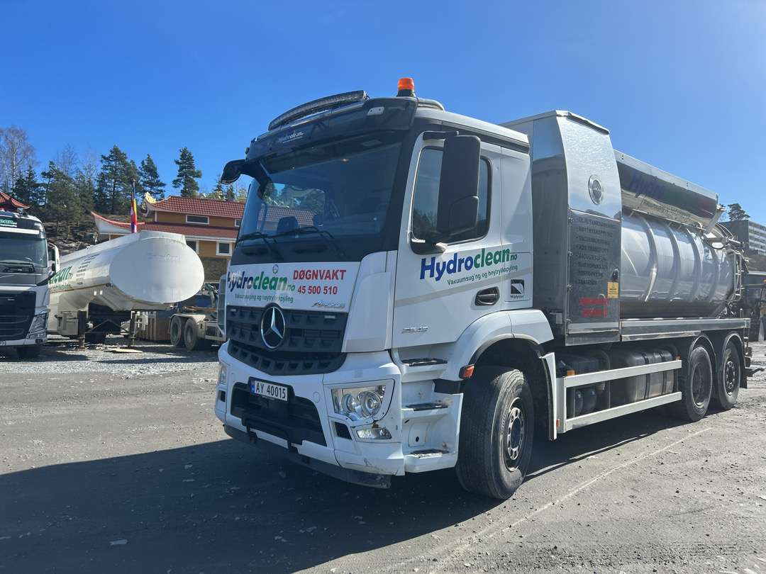 2019 Kombibil MERCEDES-BENZ AROCS 2543 KDIR EU-godkjent Euroklasse 6T - Каналопочистваща машина: снимка 1 2019 Kombibil MERCEDES-BENZ AROCS 2543 KDIR EU-godkjent Euroklasse 6T - Каналопочистваща машина: снимка 1