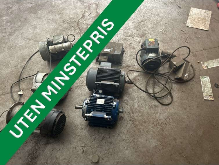 Оборудване за гаражи/ Работилници 7 stk. elektromotorer (uten minstepris): снимка 1
