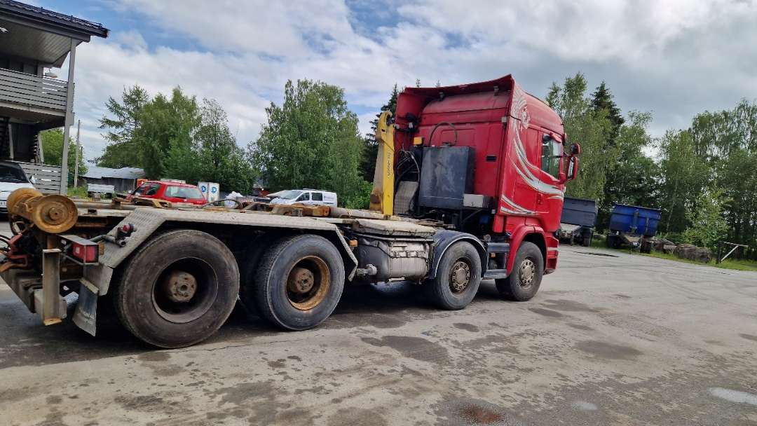 Лизинг на  Scania R580 Brøytebil med sideplog og hydraulisk saltsystem Scania R580 Brøytebil med sideplog og hydraulisk saltsystem: снимка 10