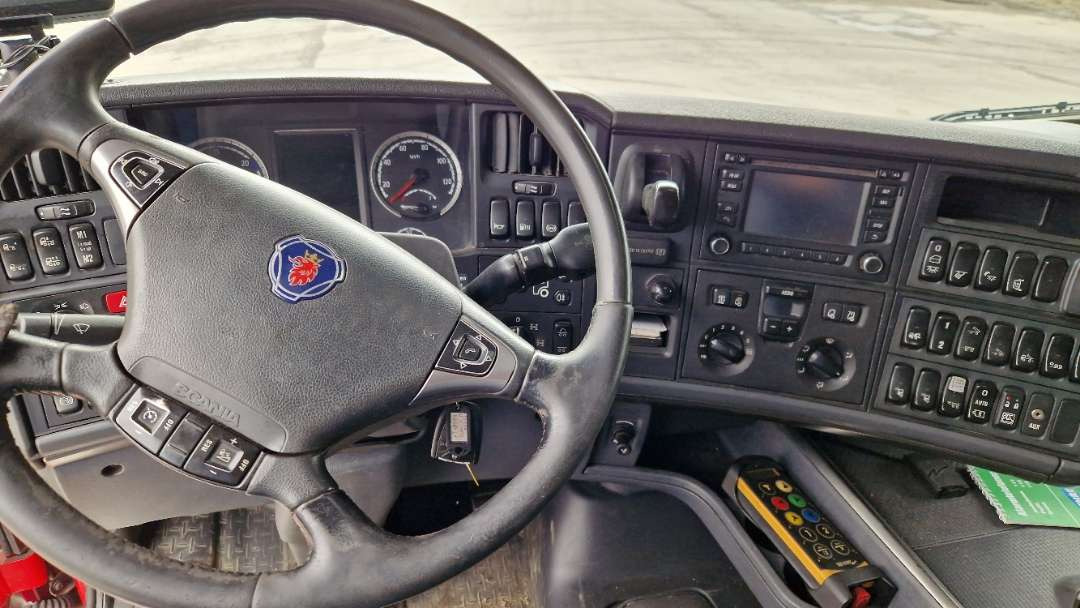 Лизинг на  Scania R580 Brøytebil med sideplog og hydraulisk saltsystem Scania R580 Brøytebil med sideplog og hydraulisk saltsystem: снимка 14
