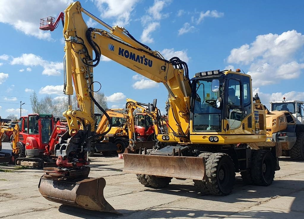 Komatsu PW148-10 - Колесен багер: снимка 1 Komatsu PW148-10 - Колесен багер: снимка 1