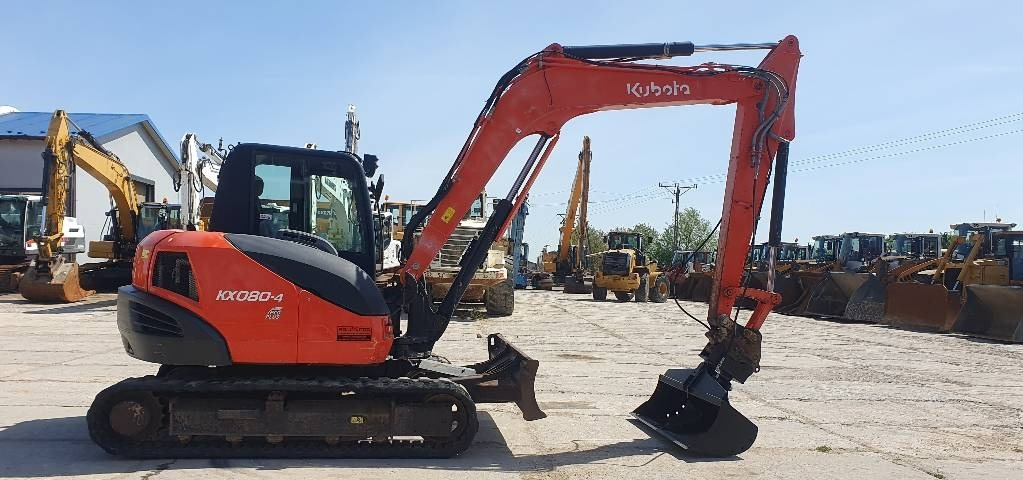Kubota KX 080-4 - Мини багер: снимка 5 Kubota KX 080-4 - Мини багер: снимка 5