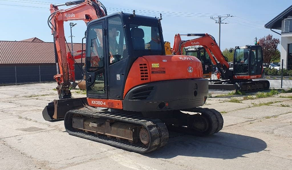 Kubota KX 080-4 - Мини багер: снимка 2 Kubota KX 080-4 - Мини багер: снимка 2