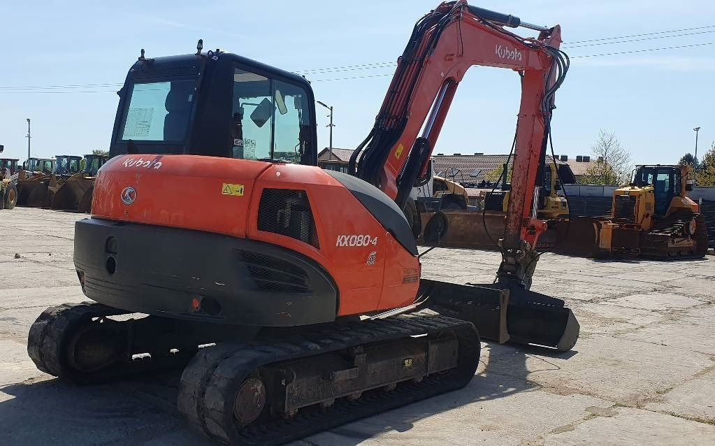 Kubota KX 080-4 - Мини багер: снимка 4 Kubota KX 080-4 - Мини багер: снимка 4