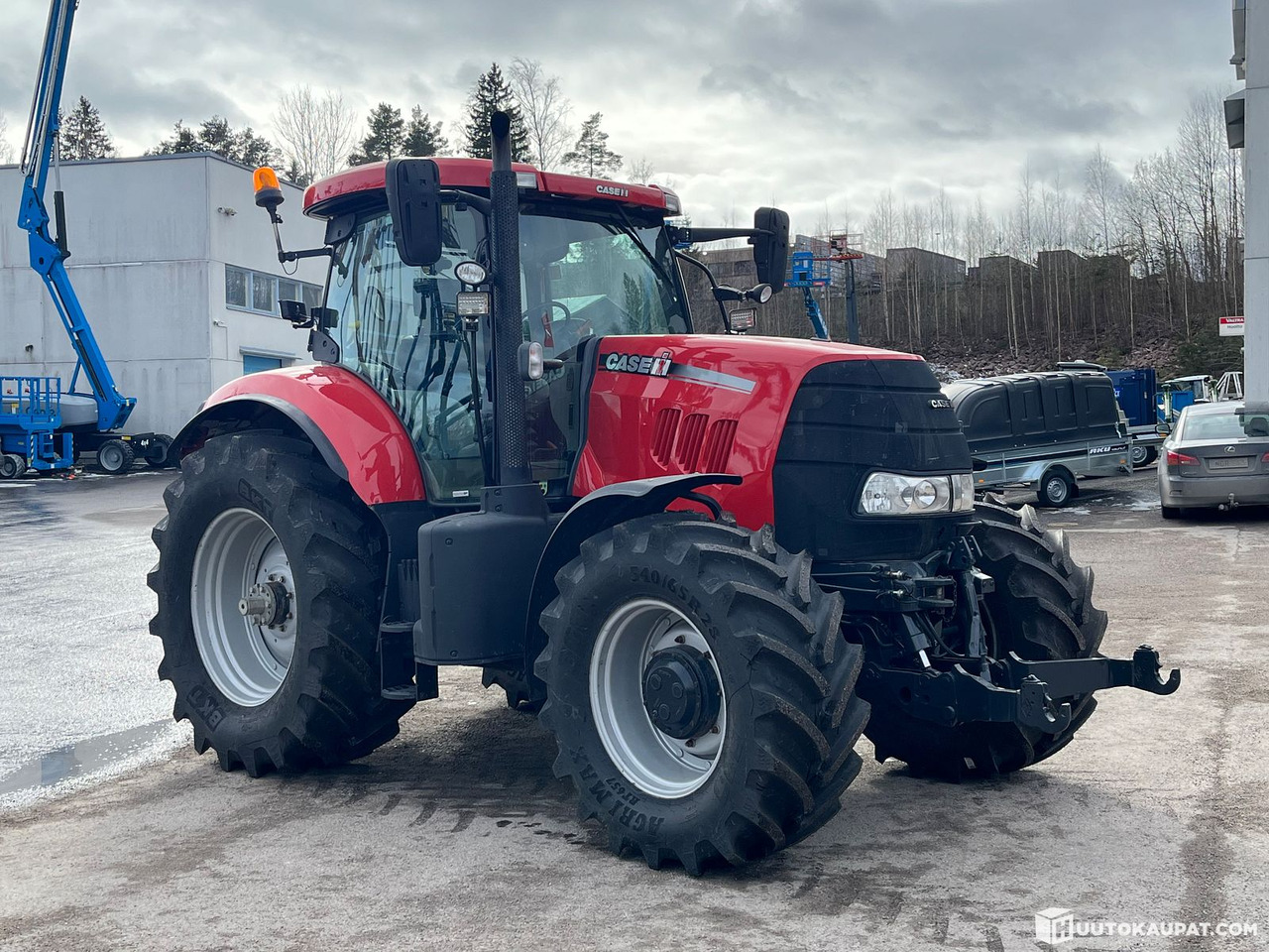 Case IH Puma 160, tractor with front linkage, 6,581 h, 2014, Espoo - Трактор: снимка 2 Case IH Puma 160, tractor with front linkage, 6,581 h, 2014, Espoo - Трактор: снимка 2