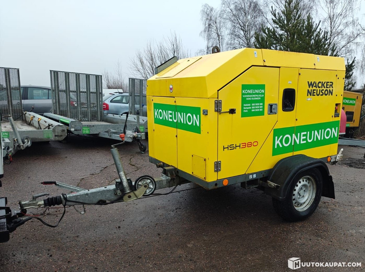 Frost-thawing trailer Wacker Neuson HSH 380, 2018, 4,611 h, Espoo - Строително оборудване, Ремарке: снимка 1 Frost-thawing trailer Wacker Neuson HSH 380, 2018, 4,611 h, Espoo - Строително оборудване, Ремарке: снимка 1