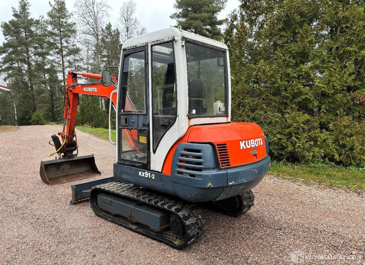 Kubota Kx91-2, 1998, Diesel, 6 390 h Kaivinkone, Askola - Мини багер: снимка 3 Kubota Kx91-2, 1998, Diesel, 6 390 h Kaivinkone, Askola - Мини багер: снимка 3