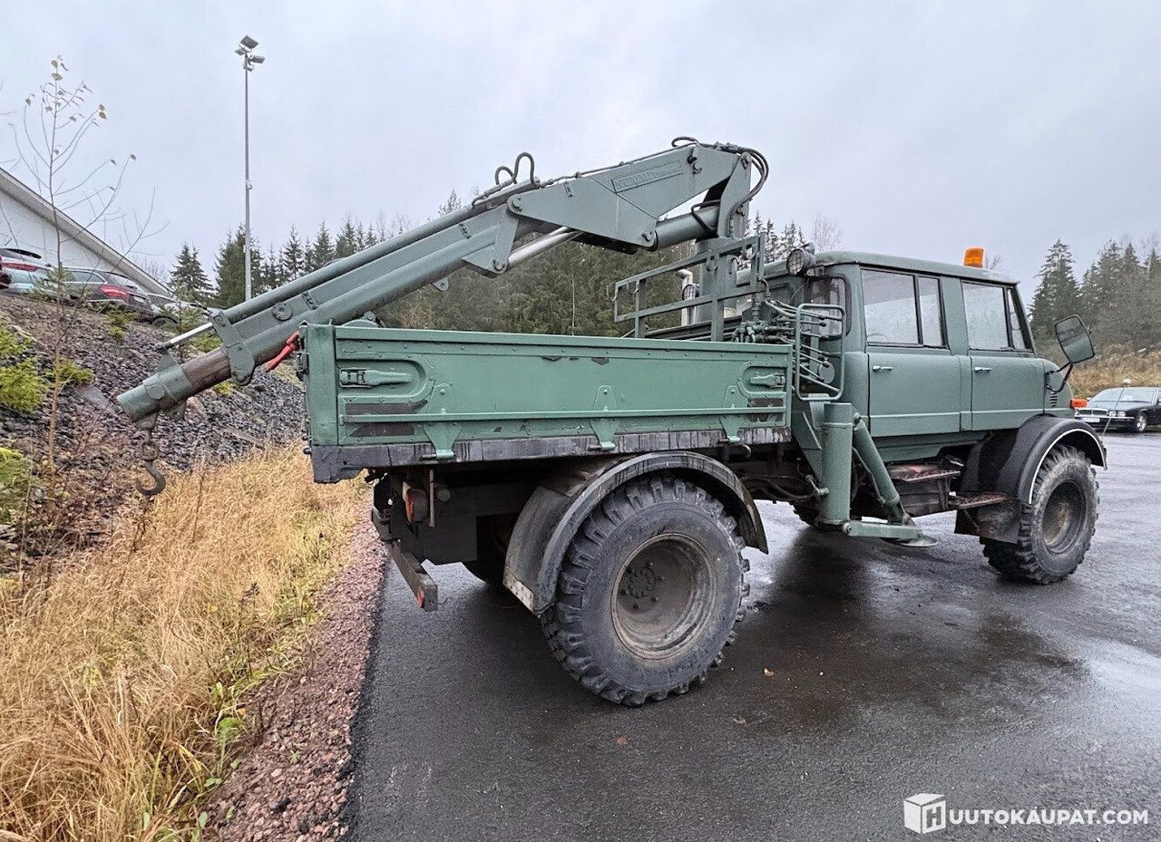 Mercedes-Benz UNIMOG, 5-seat cab, NUMMI crane, 1980, Vihti - Самосвал камион, Камион с кран: снимка 4 Mercedes-Benz UNIMOG, 5-seat cab, NUMMI crane, 1980, Vihti - Самосвал камион, Камион с кран: снимка 4