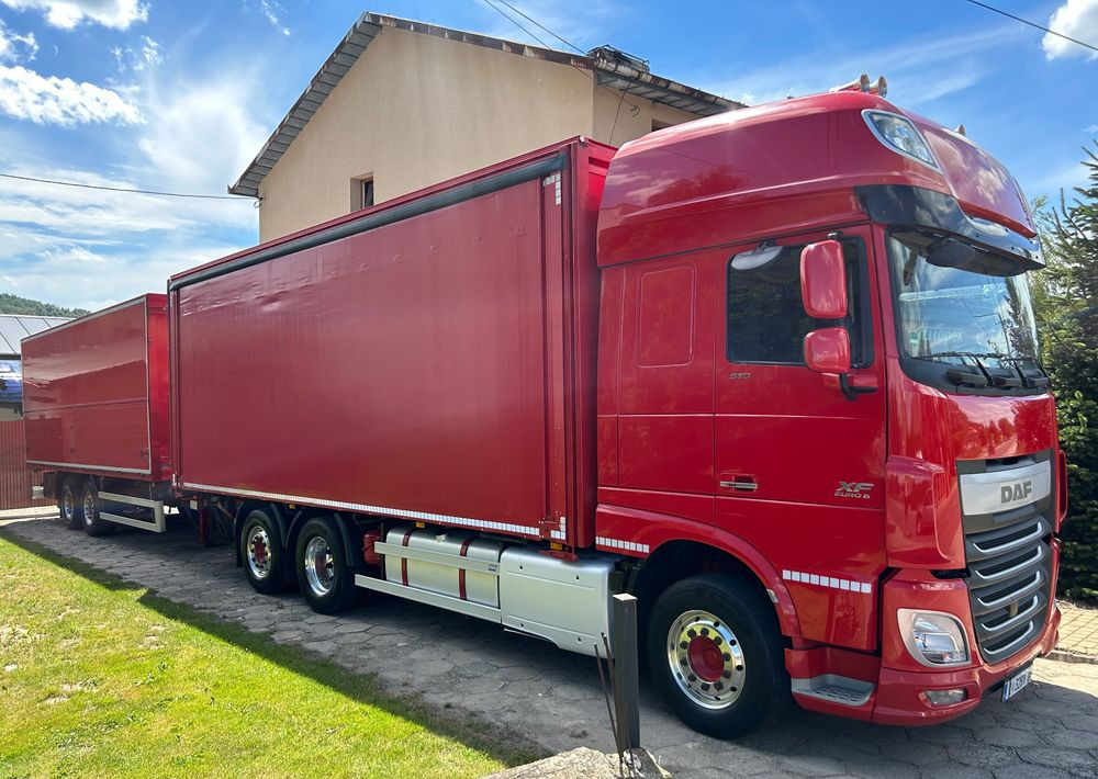 DAF XF 510 NAPOJÓWKA z Niemiec Retarder TOP ALUFELGI / FULL OPCJA / super space 106.510 106.460 480 530 najlepszy motor 6x2 26.510 26.460 - Камион с брезент: снимка 4 DAF XF 510 NAPOJÓWKA z Niemiec Retarder TOP ALUFELGI / FULL OPCJA / super space 106.510 106.460 480 530 najlepszy motor 6x2 26.510 26.460 - Камион с брезент: снимка 4
