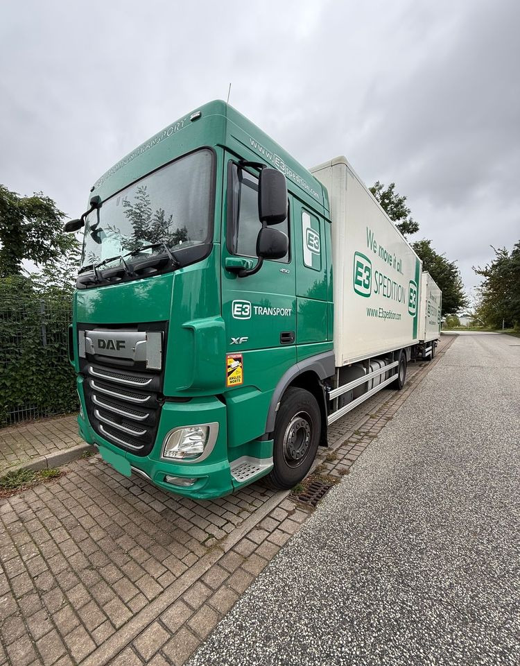 DAF XF ZESTAW TANDEM 2021 ORYGINALNY PRZEBIEG z Niemiec / PRZEJAZDOWY Z WINDĄ / - Камион фургон: снимка 5 DAF XF ZESTAW TANDEM 2021 ORYGINALNY PRZEBIEG z Niemiec / PRZEJAZDOWY Z WINDĄ / - Камион фургон: снимка 5