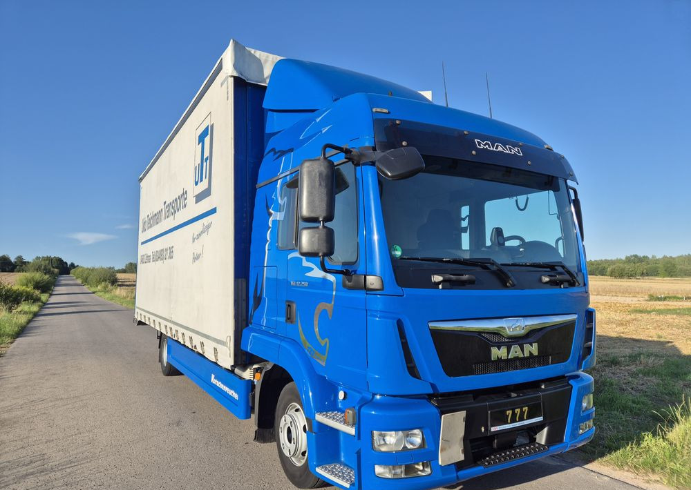 Камион с брезент MAN TGL 12.250 cena za ZESTAW TANDEM UNIKAT przebieg z Niemiec MANUAL HAK / EURO 6 / przyczepa zestaw jumbo / opony 80%: снимка 16