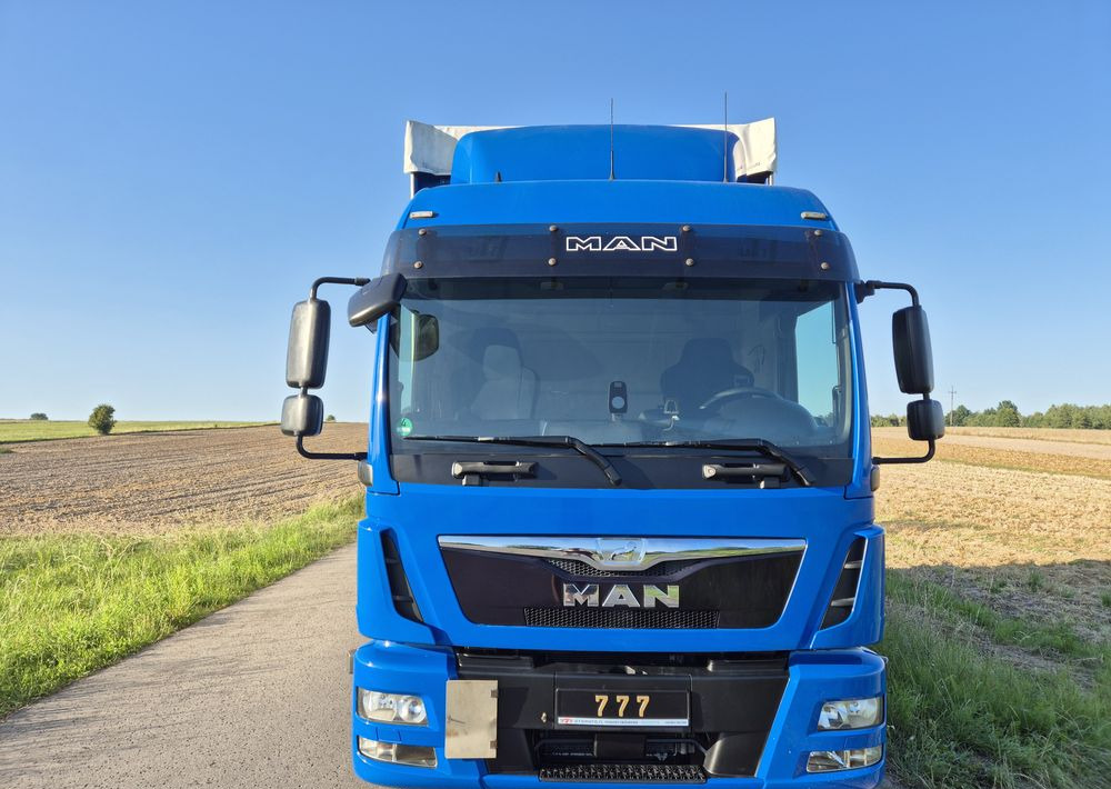 Камион с брезент MAN TGL 12.250 cena za ZESTAW TANDEM UNIKAT przebieg z Niemiec MANUAL HAK / EURO 6 / przyczepa zestaw jumbo / opony 80%: снимка 15