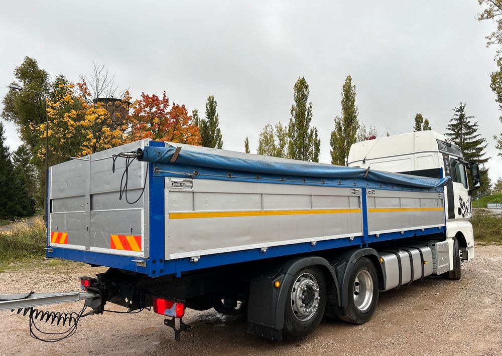 MAN TGX Tandem 1m burty TOP KOMPLET / ALUFELGI / zarejestrowany gotowy do pracy / przyczepa 18t / FULL OPCJA / 26.420 26.460 26.500 26.400 26.440 26.480 26.510 460 500 - Бордови камион: снимка 3 MAN TGX Tandem 1m burty TOP KOMPLET / ALUFELGI / zarejestrowany gotowy do pracy / przyczepa 18t / FULL OPCJA / 26.420 26.460 26.500 26.400 26.440 26.480 26.510 460 500 - Бордови камион: снимка 3