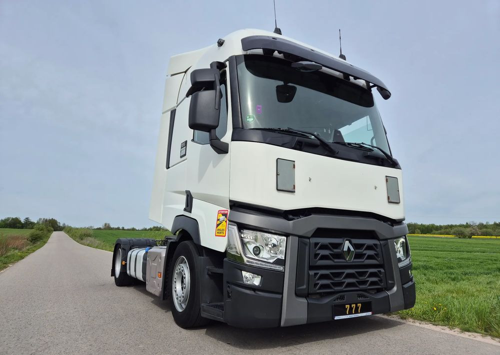 Renault T440 10/2019 ! 13l MEGA STANDARD regulowane siodło z Niemiec / klima postojowa / regulowane siodło / TOP STAN mega LOW deck standard - Влекач: снимка 2 Renault T440 10/2019 ! 13l MEGA STANDARD regulowane siodło z Niemiec / klima postojowa / regulowane siodło / TOP STAN mega LOW deck standard - Влекач: снимка 2