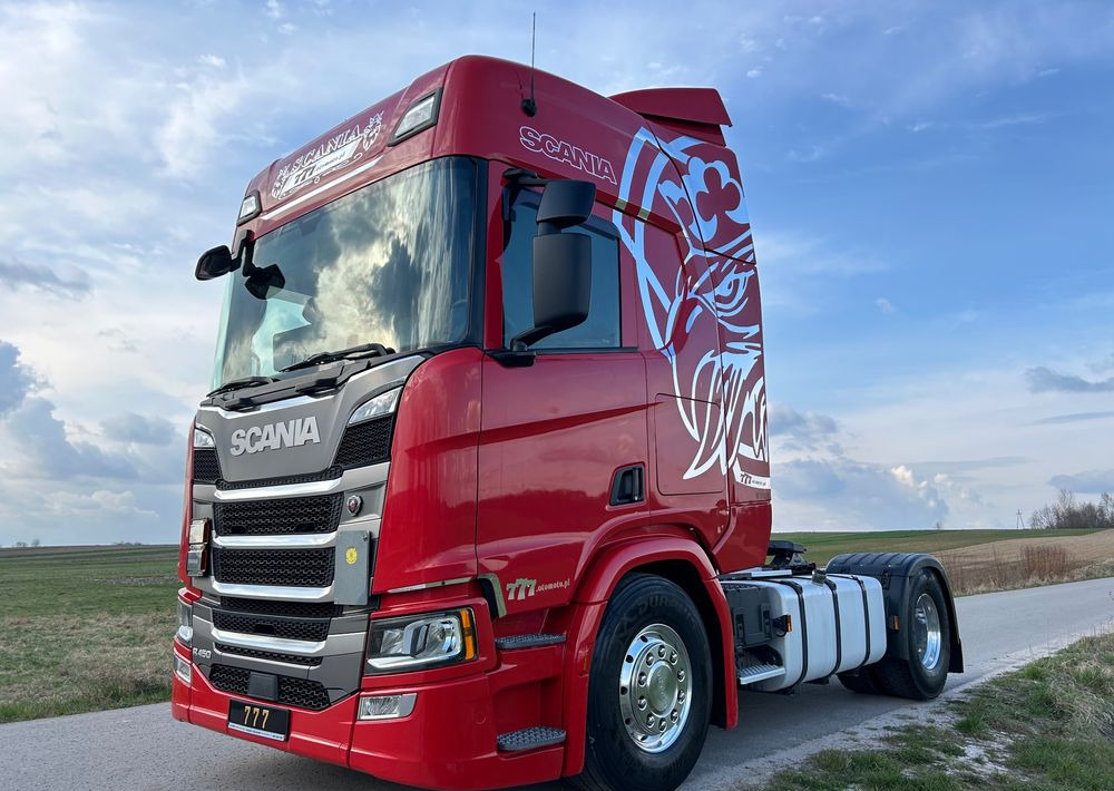 Scania R450 FULL ADR RETARDER ALUFELGI z Niemiec od jedynego właściciela ! HYDRAULIKA spod beczki spożywczej ! / do wywrotu ruchomej podłogi beczki TOP TOP TOP OKAZJA - Влекач: снимка 4 Scania R450 FULL ADR RETARDER ALUFELGI z Niemiec od jedynego właściciela ! HYDRAULIKA spod beczki spożywczej ! / do wywrotu ruchomej podłogi beczki TOP TOP TOP OKAZJA - Влекач: снимка 4