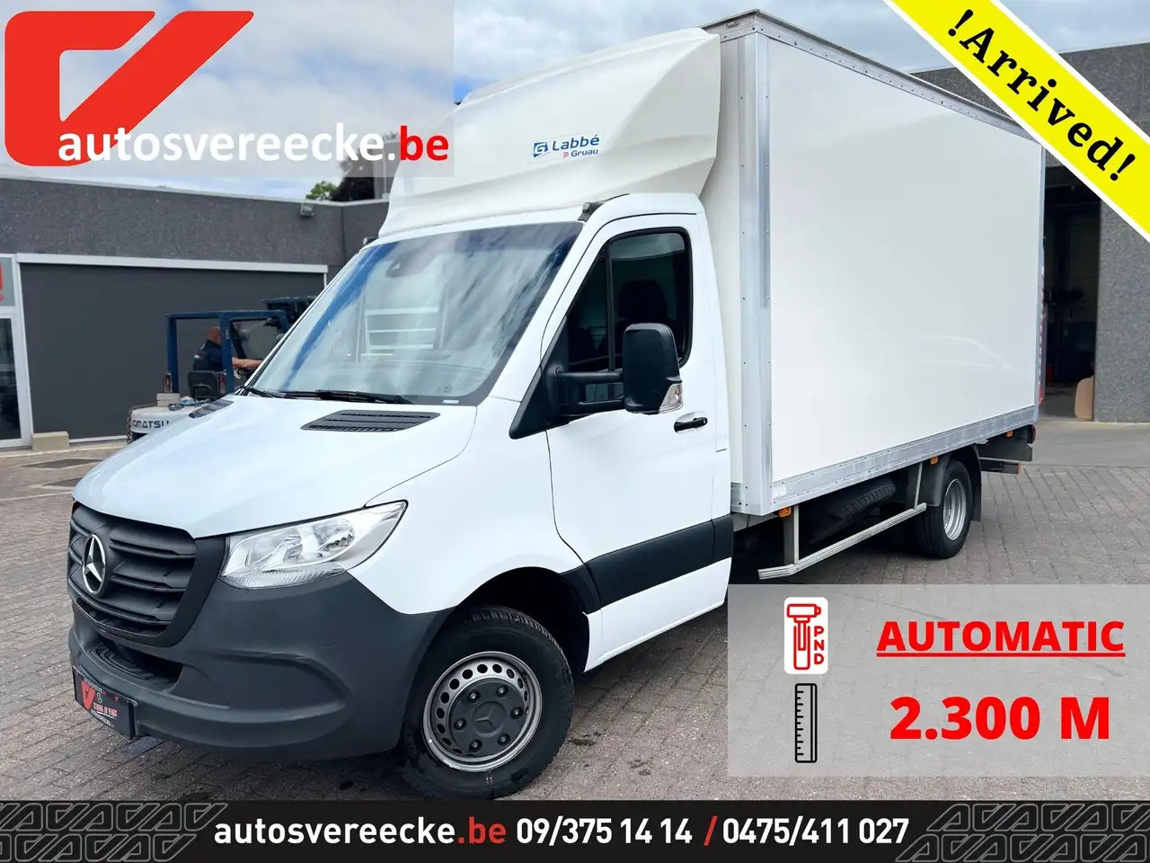 Mercedes-Benz Sprinter 515 KAST+LIFT + SPOILER (36.500ex) 2.300M - Лекотоварен автомобил фургон: снимка 1 Mercedes-Benz Sprinter 515 KAST+LIFT + SPOILER (36.500ex) 2.300M - Лекотоварен автомобил фургон: снимка 1