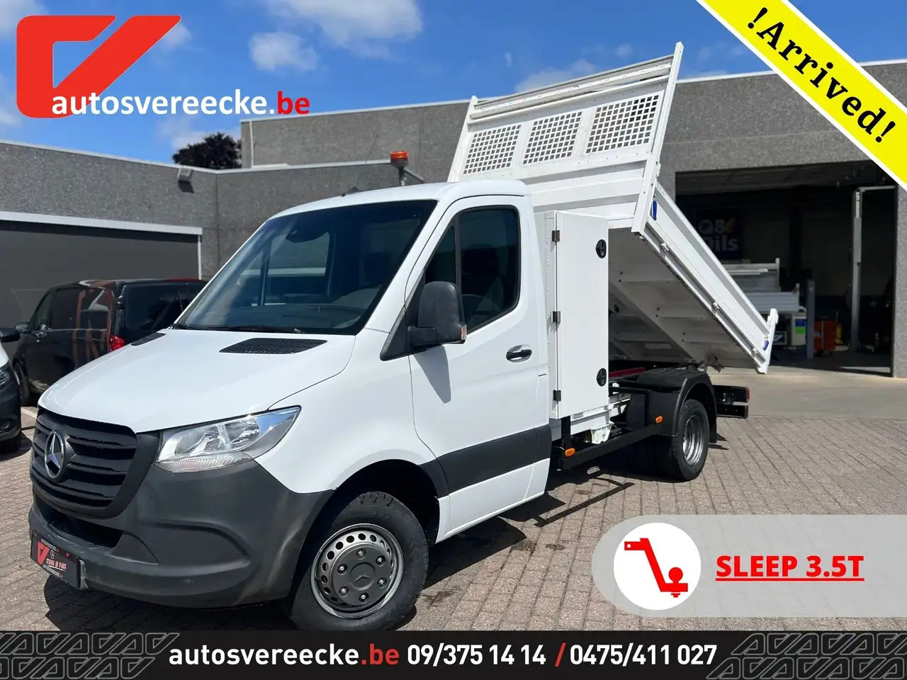 Mercedes-Benz Sprinter 515 KIPPER (38.500€ex) MTM 7.000kg Rijbewijs B - Бус самосвал: снимка 1 Mercedes-Benz Sprinter 515 KIPPER (38.500€ex) MTM 7.000kg Rijbewijs B - Бус самосвал: снимка 1