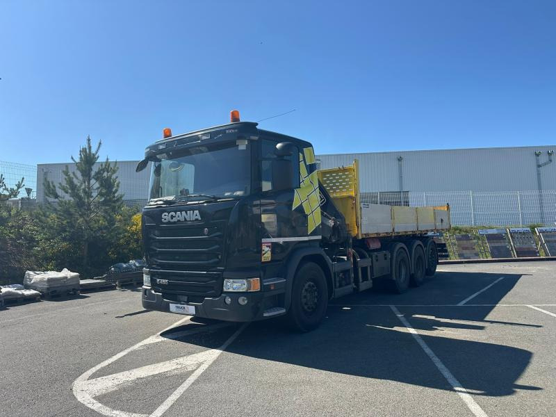 Scania G 450 - Бордови камион, Камион с кран: снимка 3 Scania G 450 - Бордови камион, Камион с кран: снимка 3
