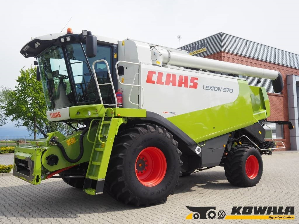 Claas Lexion 570 4WD + V750 - Зърнокомбайн: снимка 1 Claas Lexion 570 4WD + V750 - Зърнокомбайн: снимка 1