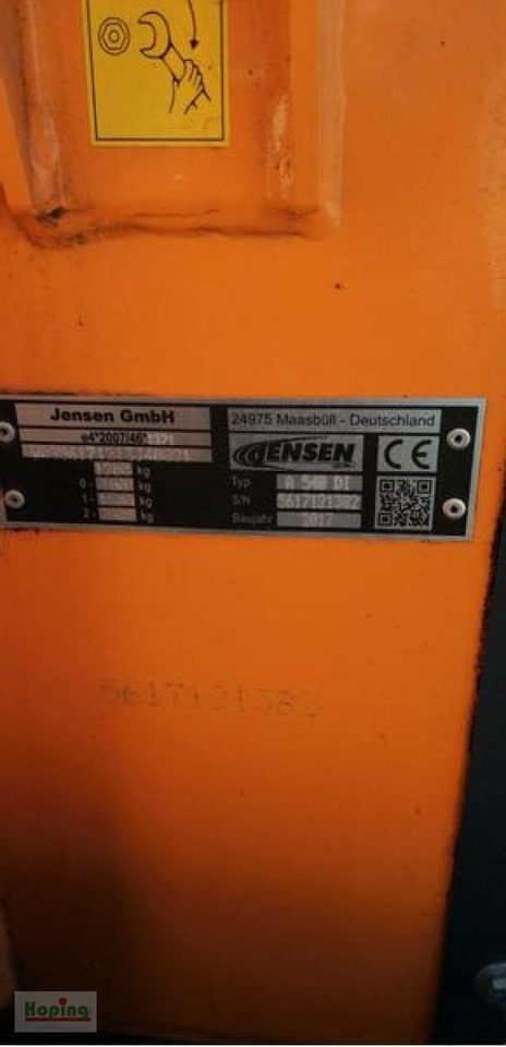 Jensen A 540 DI - Дробилка за дървесина: снимка 3 Jensen A 540 DI - Дробилка за дървесина: снимка 3
