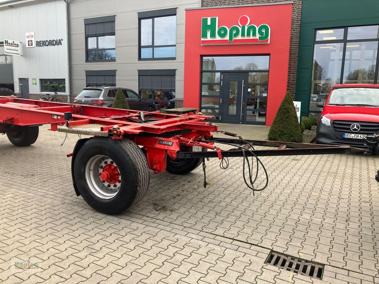 Krone 19000 Laffette ohne Aufbau - Контейнеровоз/ Сменна каросерия ремарке: снимка 2 Krone 19000 Laffette ohne Aufbau - Контейнеровоз/ Сменна каросерия ремарке: снимка 2
