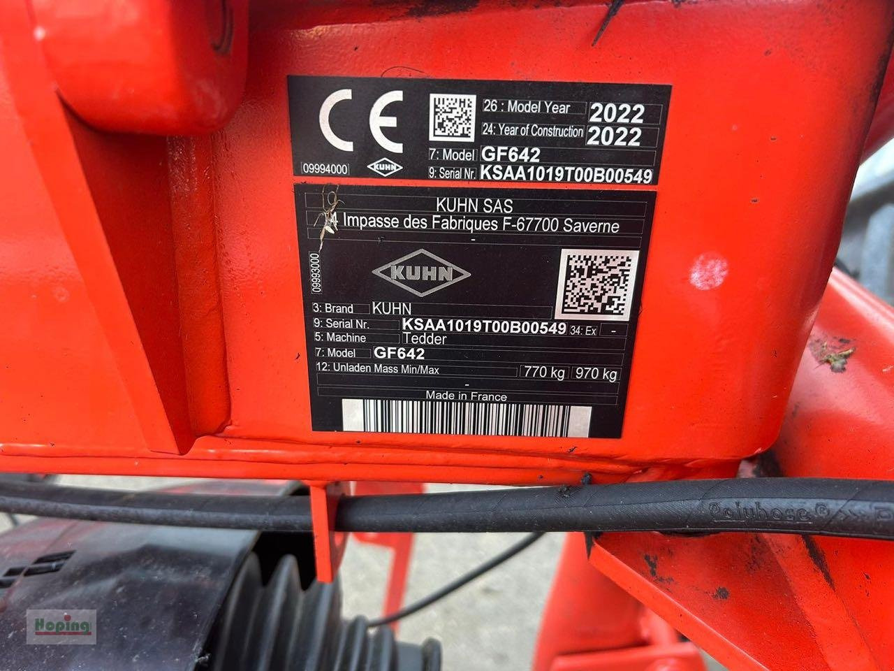 Kuhn GF642 - Гребло/ Сенообръщачка: снимка 4 Kuhn GF642 - Гребло/ Сенообръщачка: снимка 4
