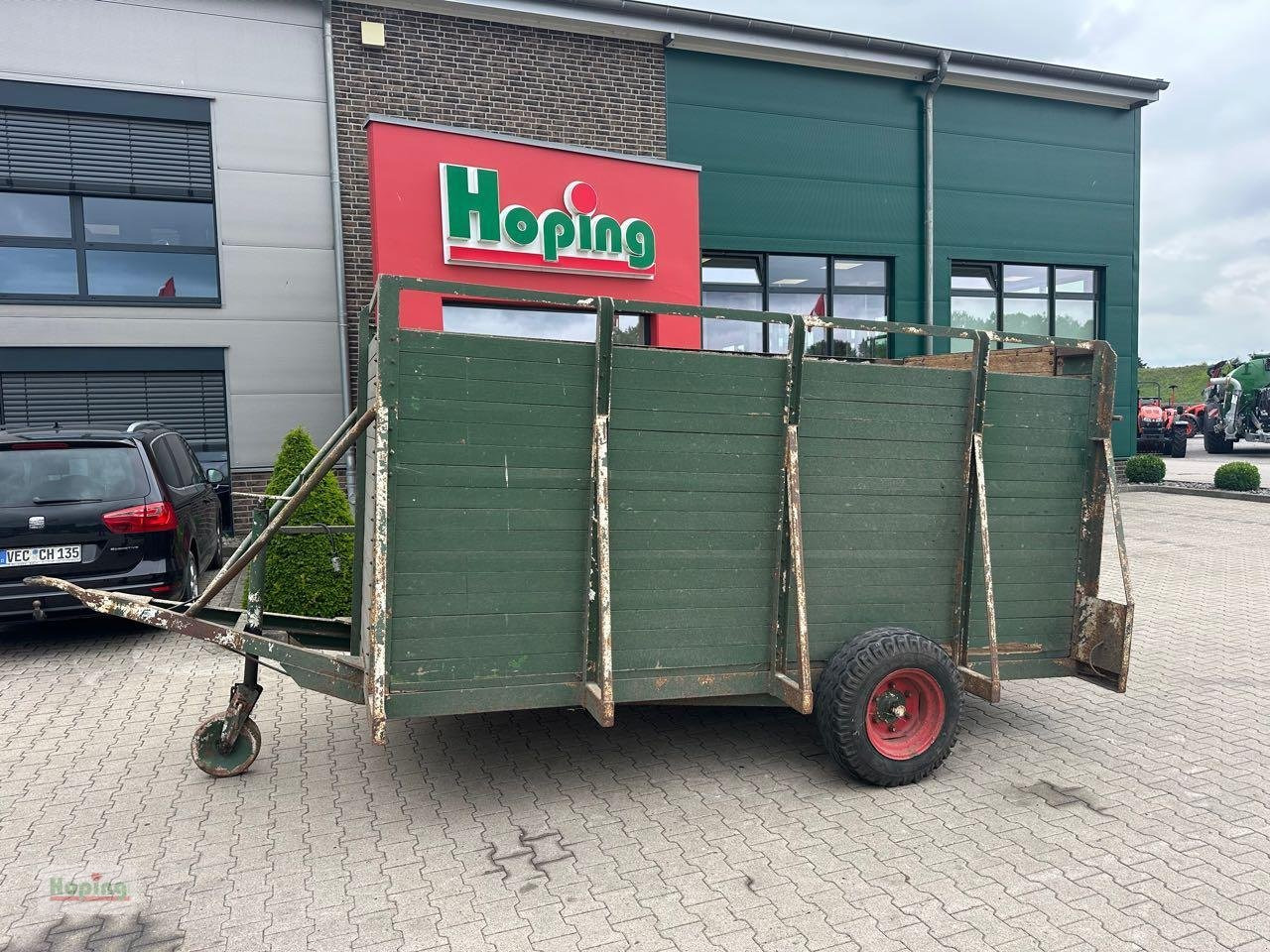 Unbekannt Einachsviehwagen - За превоз на животни ремарке: снимка 1 Unbekannt Einachsviehwagen - За превоз на животни ремарке: снимка 1