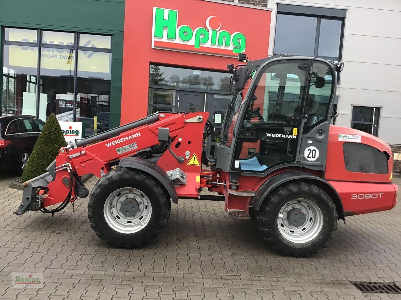 Weidemann 3080 T - Телескопичен колесен товарач: снимка 1 Weidemann 3080 T - Телескопичен колесен товарач: снимка 1