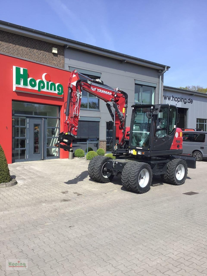 Yanmar B75W - Колесен багер: снимка 1 Yanmar B75W - Колесен багер: снимка 1