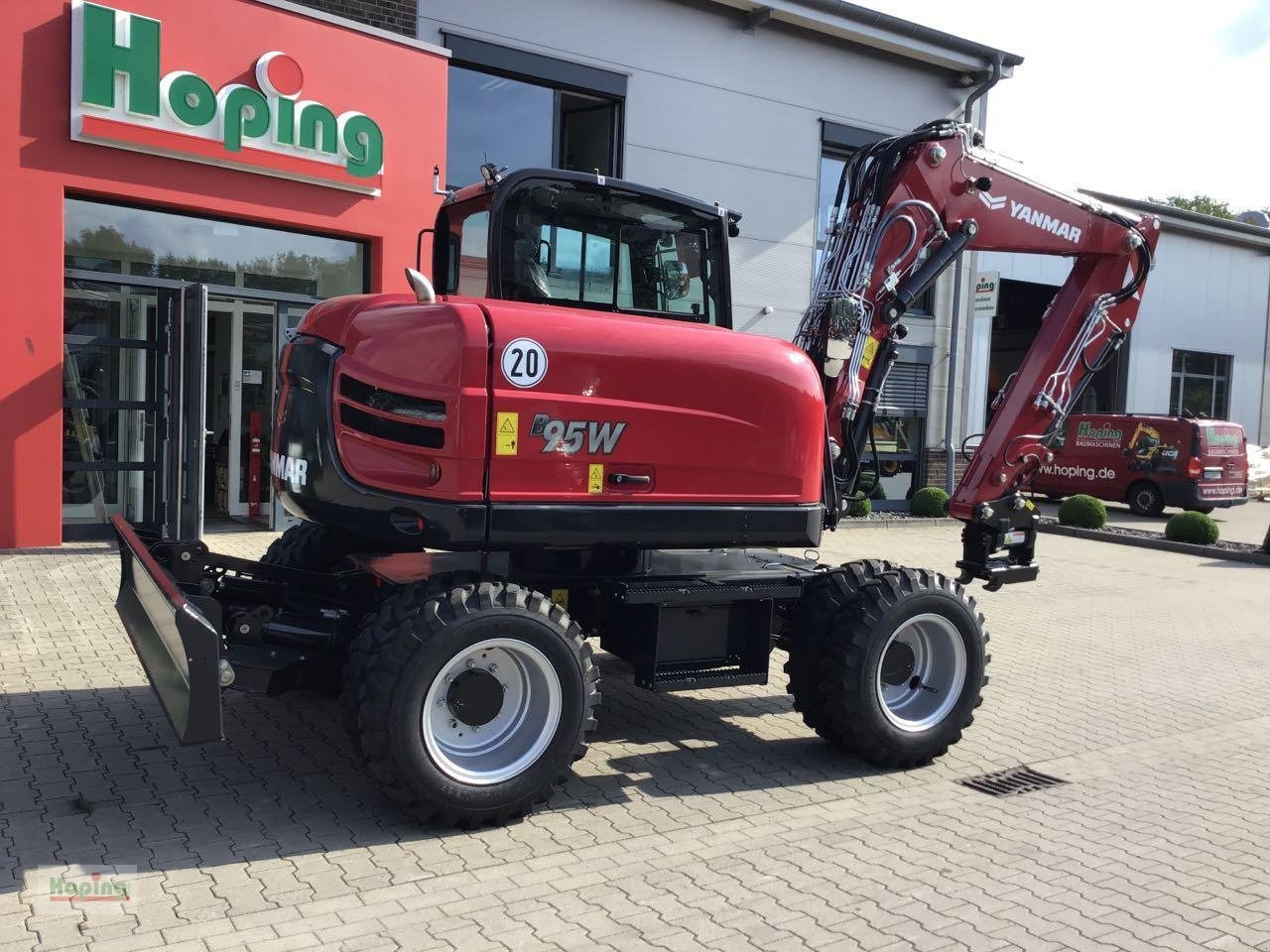 Yanmar B95W/5 - Мини багер: снимка 2 Yanmar B95W/5 - Мини багер: снимка 2