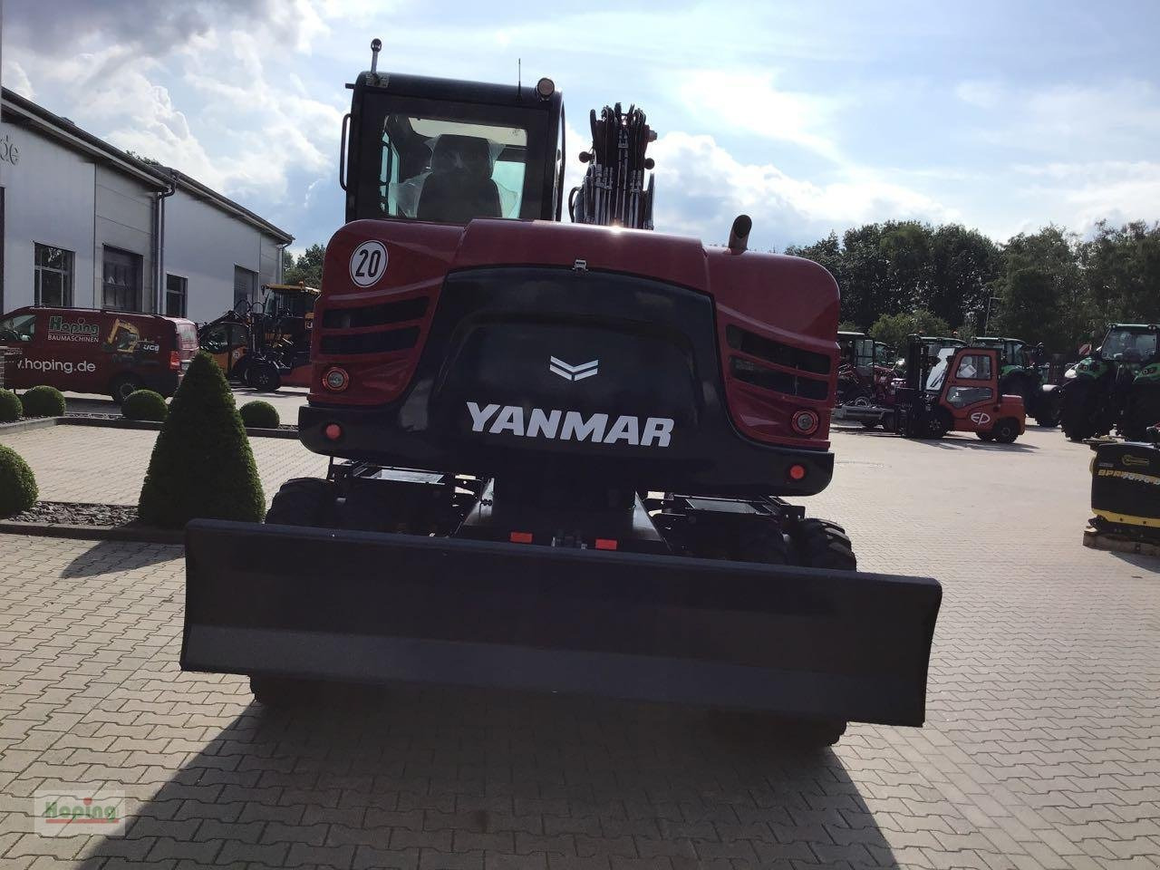 Yanmar B95W/5 - Мини багер: снимка 3 Yanmar B95W/5 - Мини багер: снимка 3