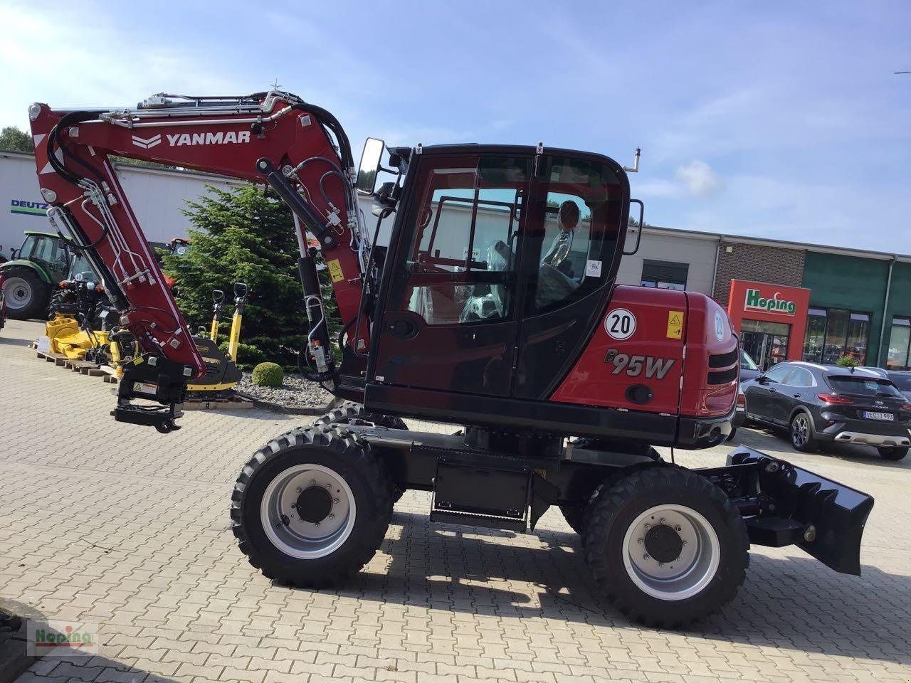 Yanmar B95W/5 - Мини багер: снимка 5 Yanmar B95W/5 - Мини багер: снимка 5