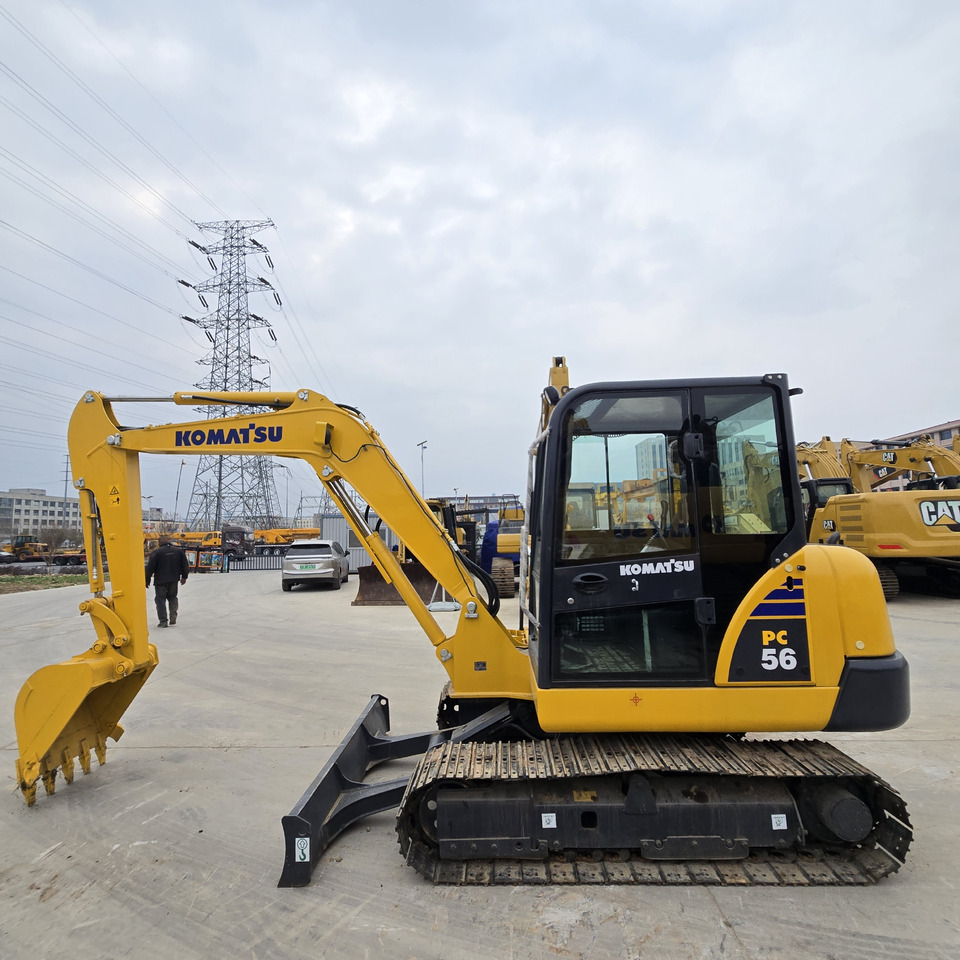 KOMATSU PC56 - Мини багер: снимка 1 KOMATSU PC56 - Мини багер: снимка 1