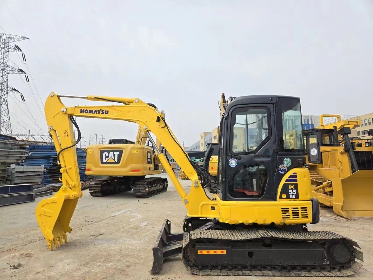Мини багер Komatsu PC55MR: снимка 6