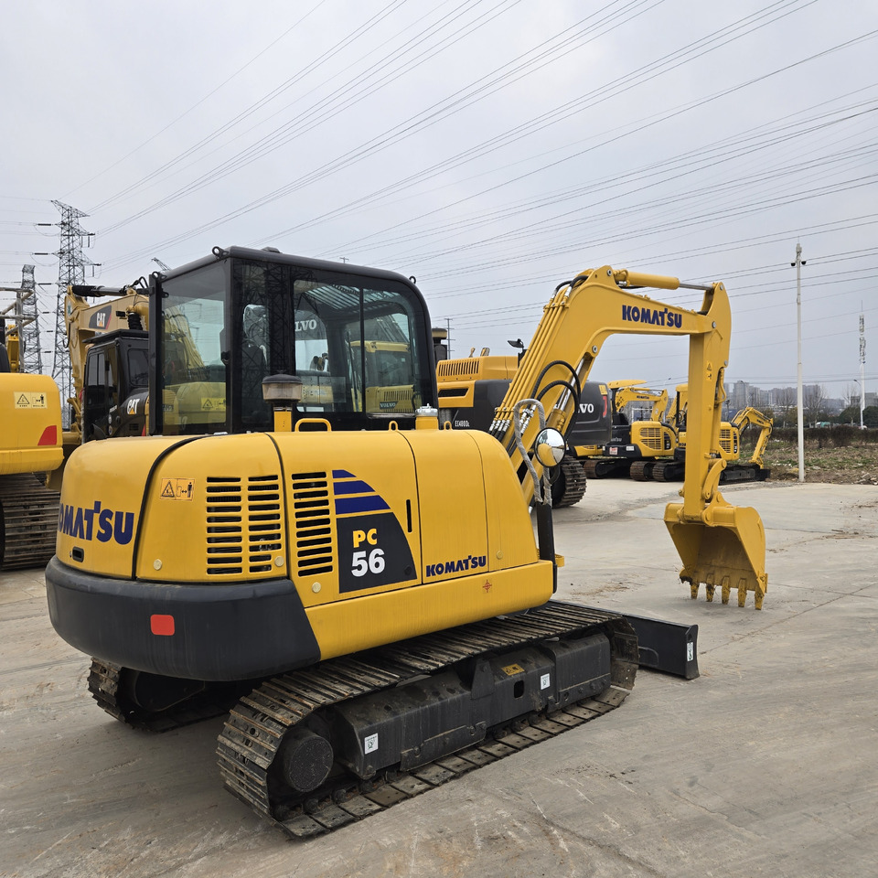 Мини багер Komatsu PC56: снимка 8