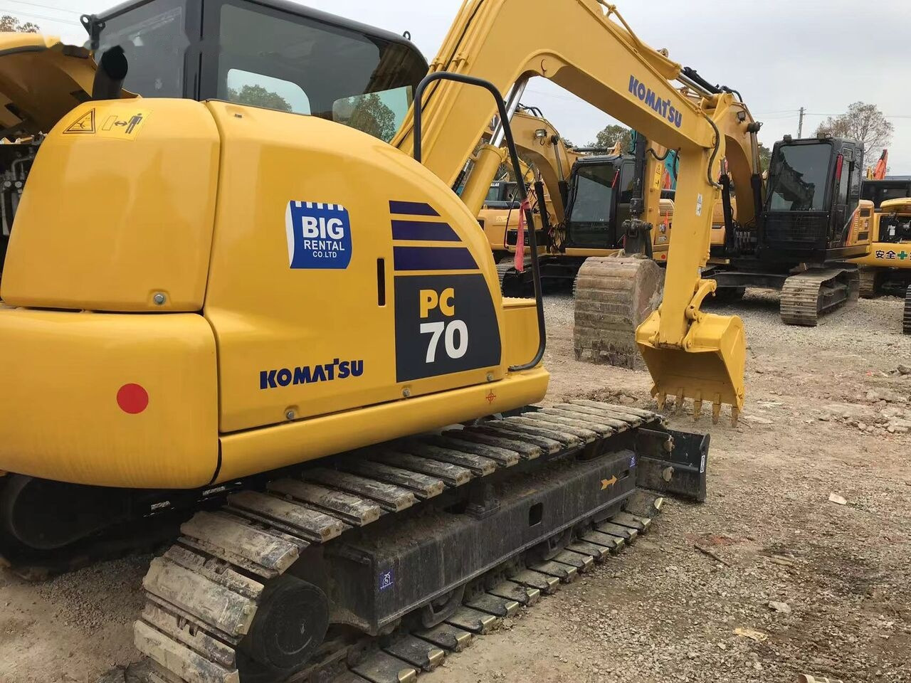 Komatsu PC70-8 - Верижен багер: снимка 5 Komatsu PC70-8 - Верижен багер: снимка 5