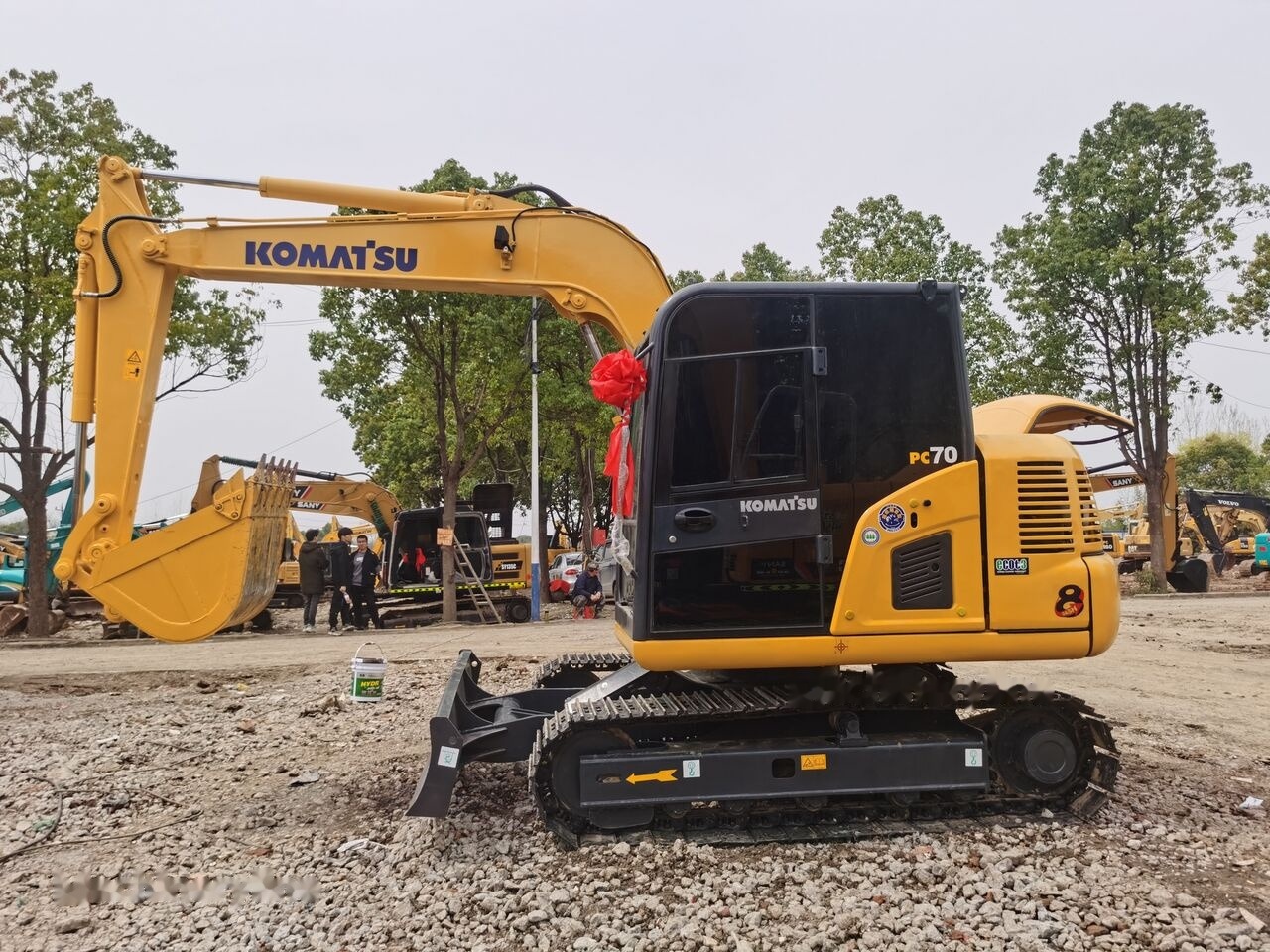 Komatsu PC70-8 - Верижен багер: снимка 4 Komatsu PC70-8 - Верижен багер: снимка 4