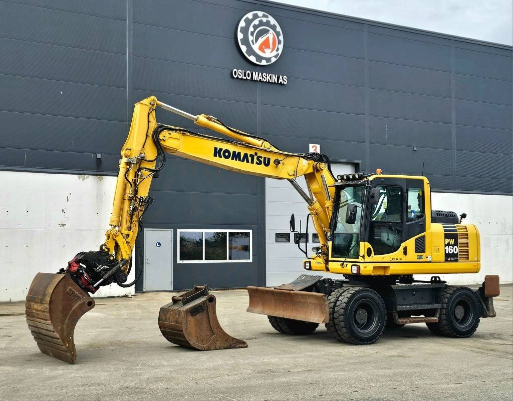 Komatsu pw 160 -8 - Колесен багер: снимка 1 Komatsu pw 160 -8 - Колесен багер: снимка 1