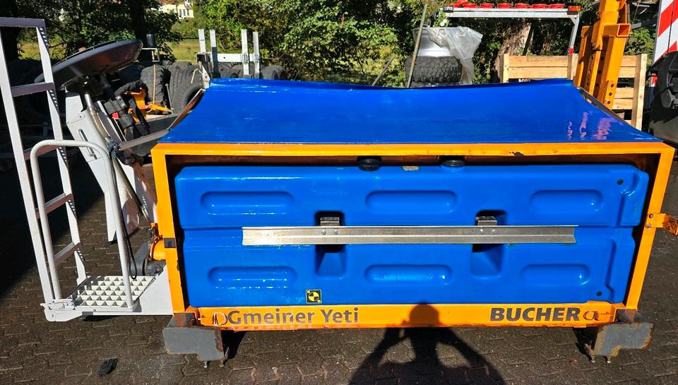 Bucher Yeti 2500W FS Gmeiner Salzstreuer Streuautomat Streusilo für Unimog UGN UGE 405 423 427 530 430 429 - Машина за разпръскване на сол/ Пясък: снимка 5 Bucher Yeti 2500W FS Gmeiner Salzstreuer Streuautomat Streusilo für Unimog UGN UGE 405 423 427 530 430 429 - Машина за разпръскване на сол/ Пясък: снимка 5