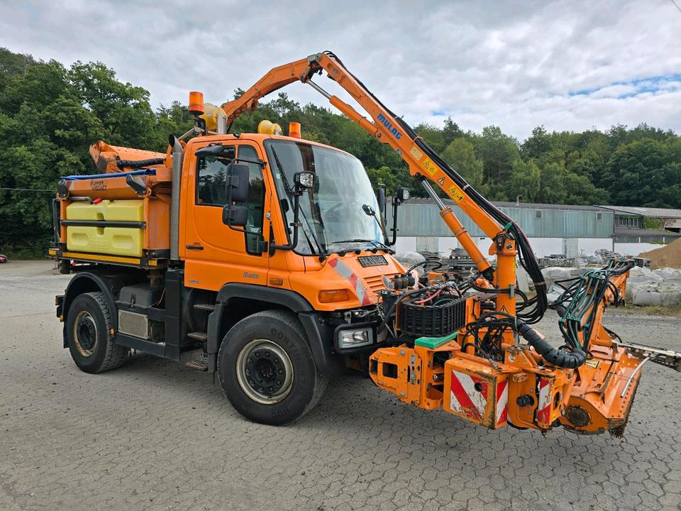 Mulag MKM 700 Mähausleger 2015 Böschungsmäher Böschungsmulcher Tandemmäher Für Unimog UGE UGN 405 427 424 U400 300 500 - Шредер с телескопично рамо: снимка 1 Mulag MKM 700 Mähausleger 2015 Böschungsmäher Böschungsmulcher Tandemmäher Für Unimog UGE UGN 405 427 424 U400 300 500 - Шредер с телескопично рамо: снимка 1