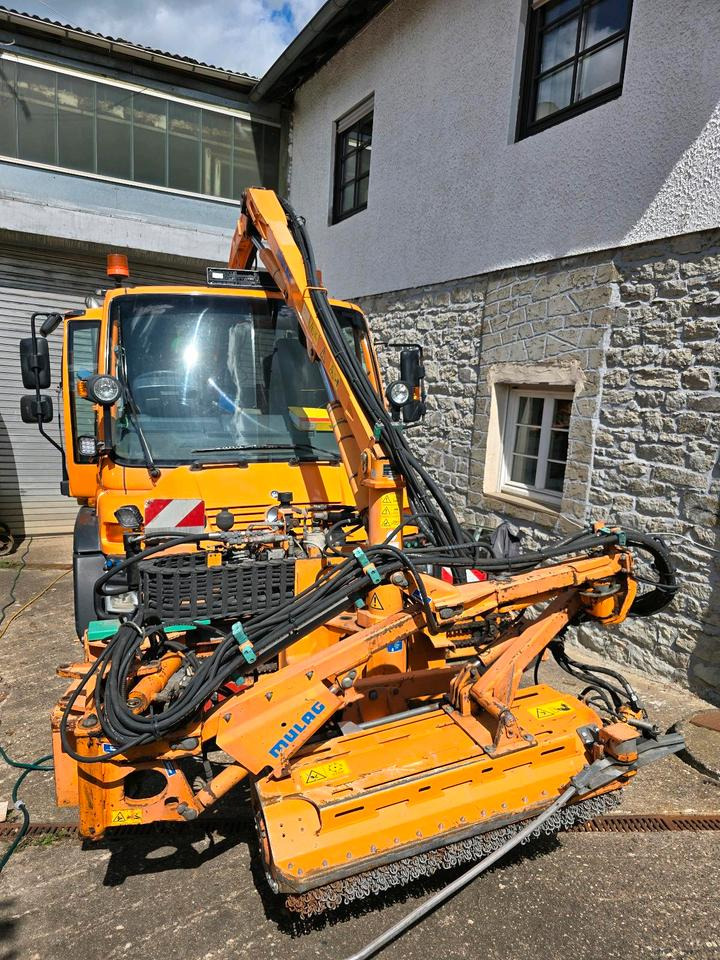 Mulag MKM 700 Mähausleger Böschungsmäher Böschungsmulcher FME 700 600 500 Dücker DUA Unimog 405 U400 500 423 - Шредер с телескопично рамо: снимка 1 Mulag MKM 700 Mähausleger Böschungsmäher Böschungsmulcher FME 700 600 500 Dücker DUA Unimog 405 U400 500 423 - Шредер с телескопично рамо: снимка 1