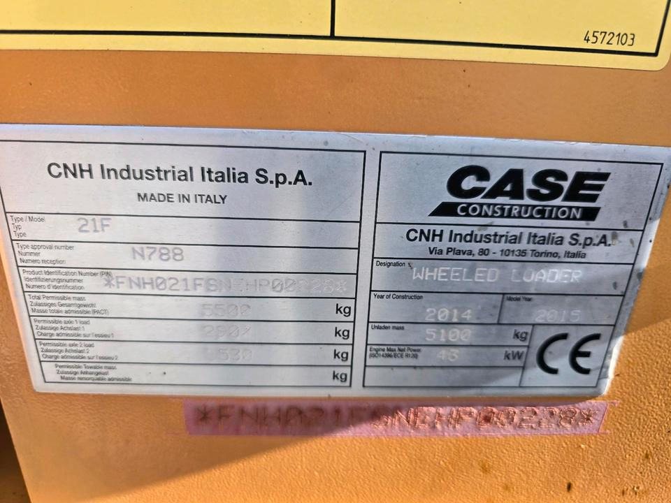 Колесен багер Neuwertiger Radlader Case 21F 21 F N 788 nur 550 Betriebstunden Lader Hoflader Frontlader 4x4 5000kg JCB Kramer: снимка 11 Колесен багер Neuwertiger Radlader Case 21F 21 F N 788 nur 550 Betriebstunden Lader Hoflader Frontlader 4x4 5000kg JCB Kramer: снимка 11