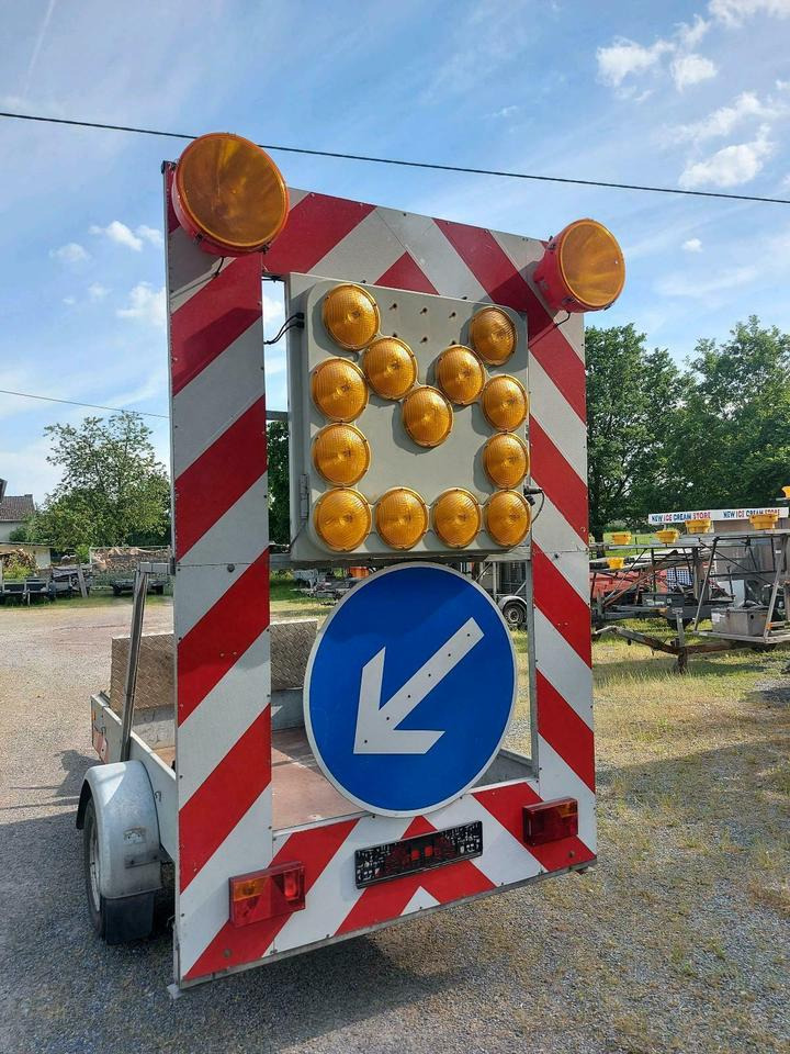 Ремарке Trebbiner Absperrtafel Sperrwand Vz616 Nissen Horizont vz615: снимка 8