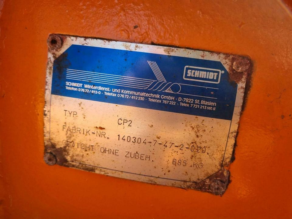 Schmidt CP2 Schneepflug Schneeschild Winterdienst Unimog - Гребло за сняг: снимка 3 Schmidt CP2 Schneepflug Schneeschild Winterdienst Unimog - Гребло за сняг: снимка 3