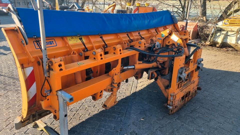 Schmidt MS 40.1 Schneepflug 4m. Schneeschild Scheeschieber Tarron CP MF für Unimog 405 - Гребло за сняг: снимка 1 Schmidt MS 40.1 Schneepflug 4m. Schneeschild Scheeschieber Tarron CP MF für Unimog 405 - Гребло за сняг: снимка 1